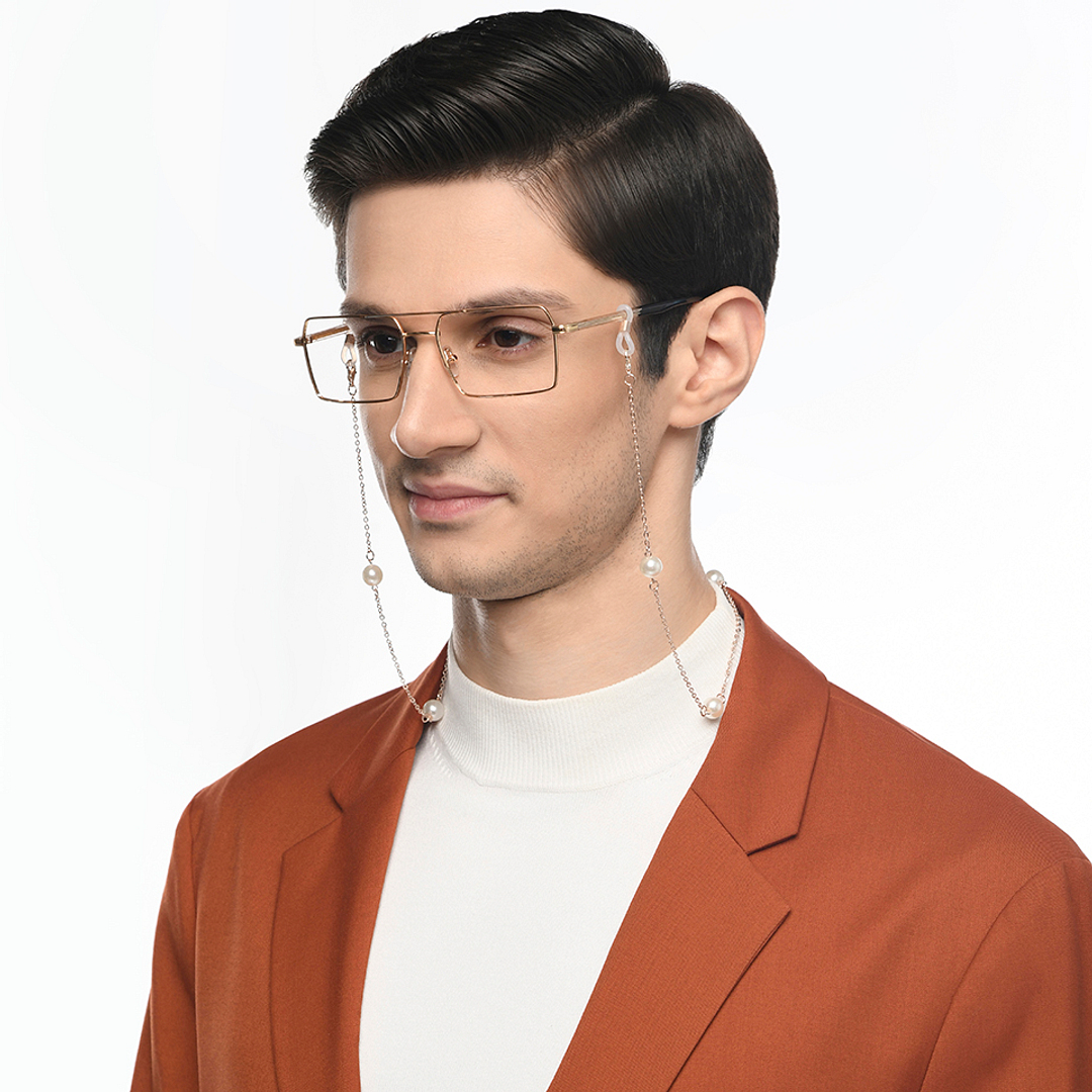 Lenskart STUDIO Gold Brown Chain Lenskart LK A16110-C1 Length 700 cm Width 11 mm right side