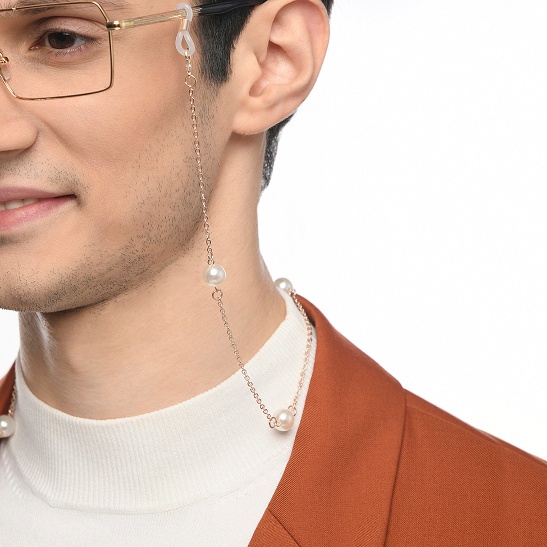 Lenskart STUDIO Gold Brown Chain Lenskart LK A16110-C1 Length 700 cm Width 11 mm left side