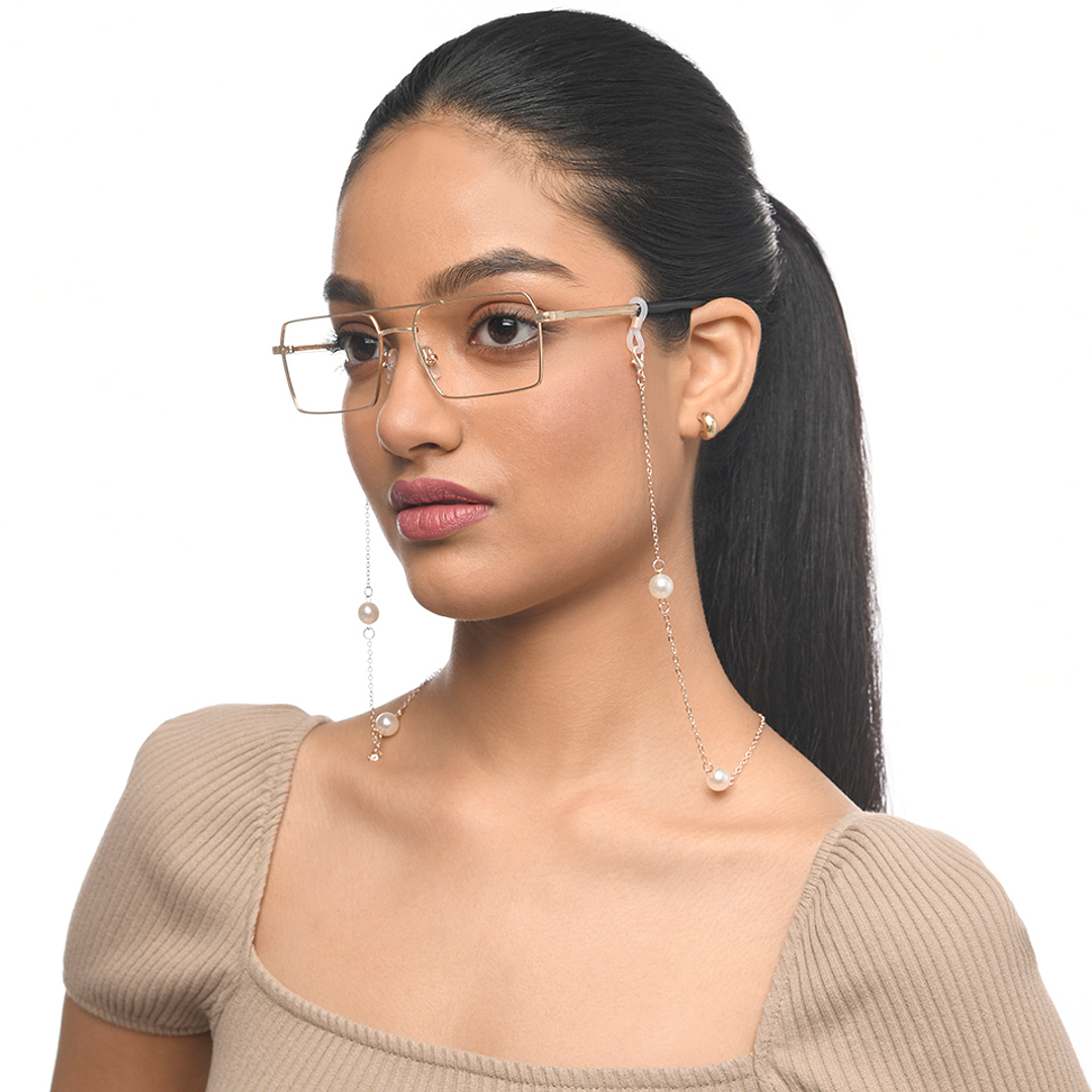 Lenskart STUDIO Gold Brown Chain Lenskart LK A16110-C1 Length 700 cm Width 11 mm left side