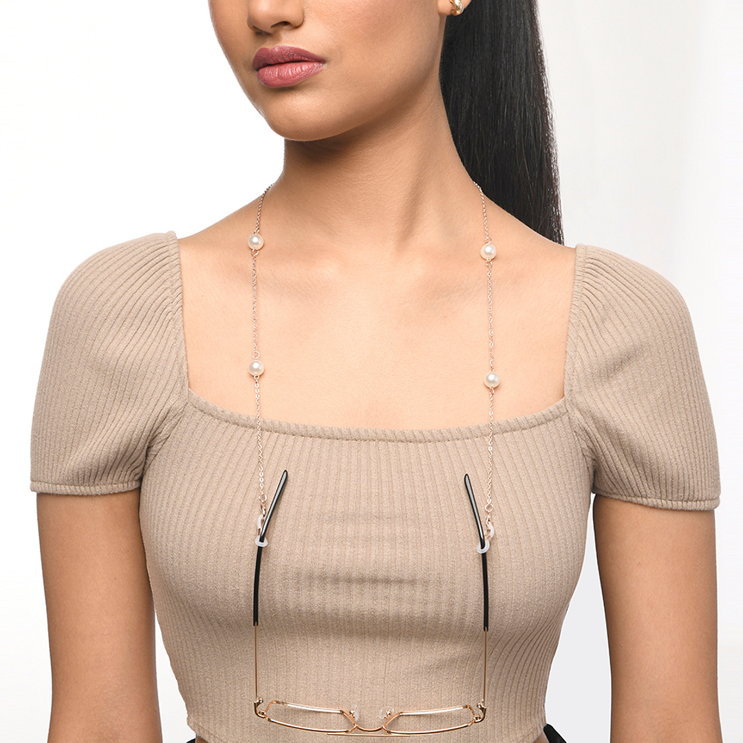 Lenskart STUDIO Gold Brown Chain Lenskart LK A16110-C1 Length 700 cm Width 11 mm left side