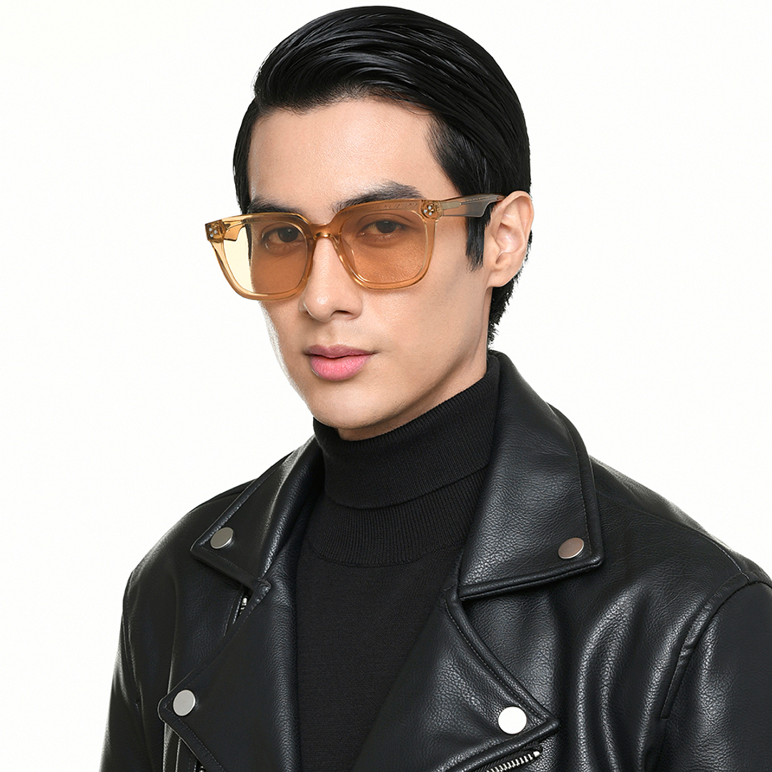 Lenskart Gold Full Rim Square left side