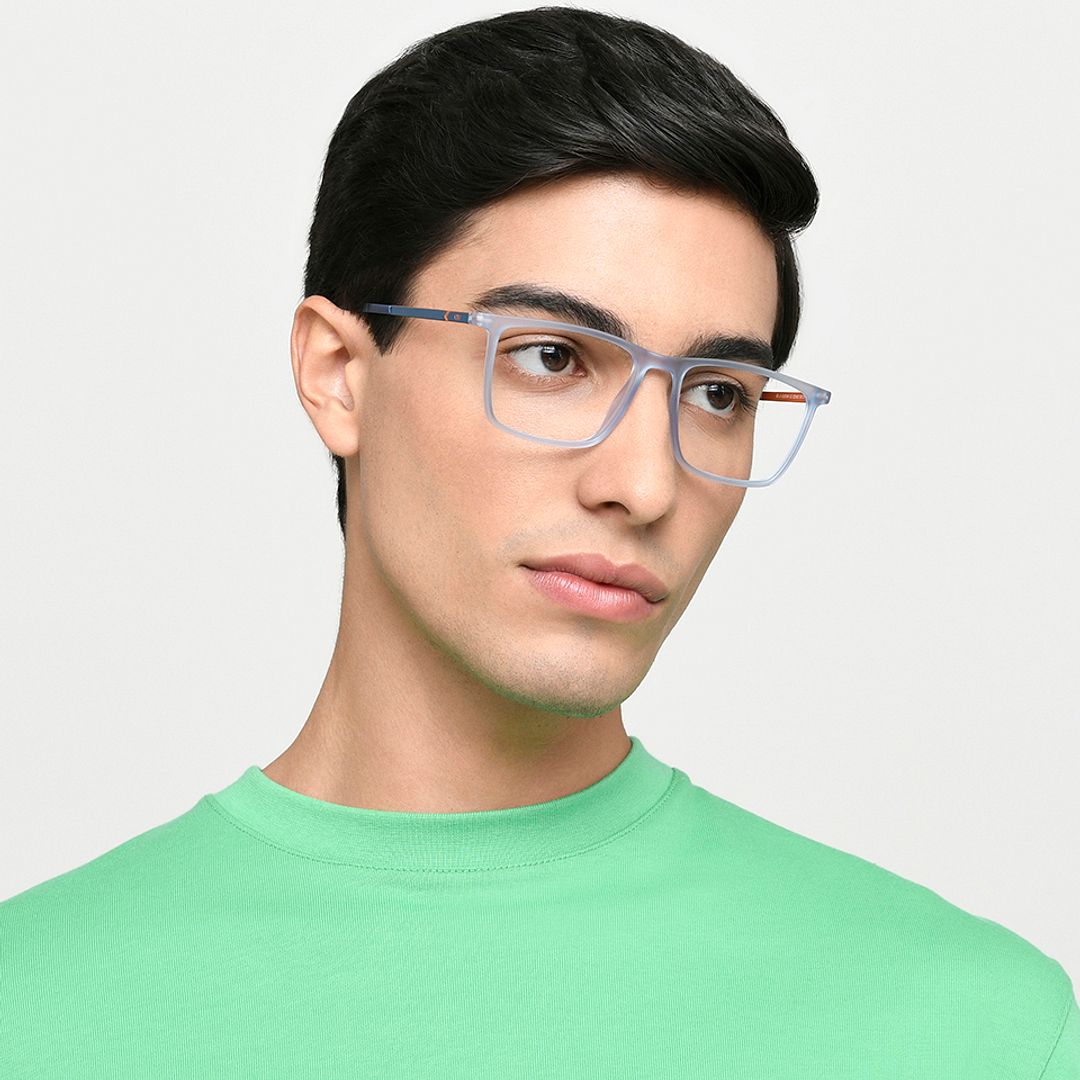 Lenskart Air Online Sky Blue Full Rim Square right side