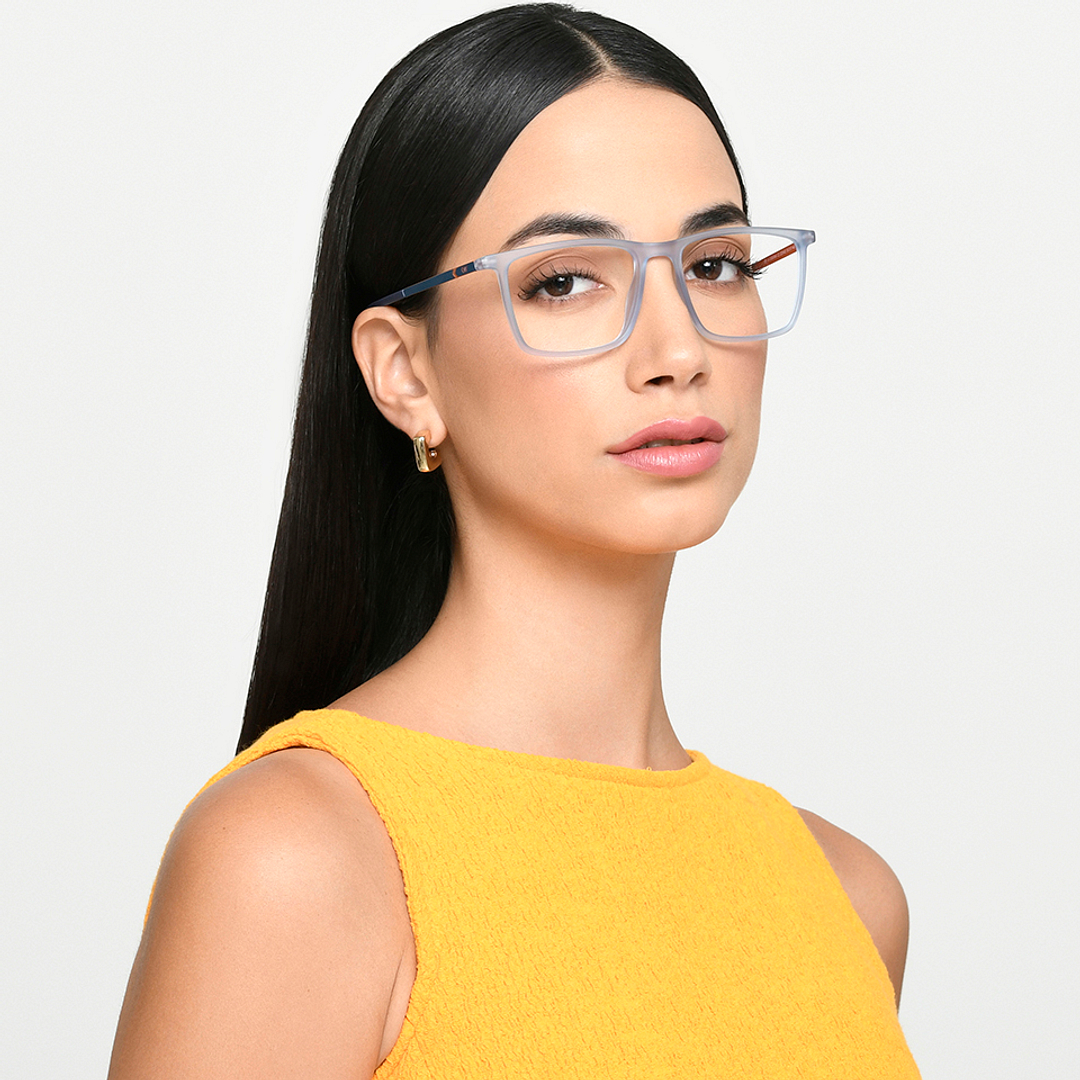 Lenskart Air Online Sky Blue Full Rim Square right side