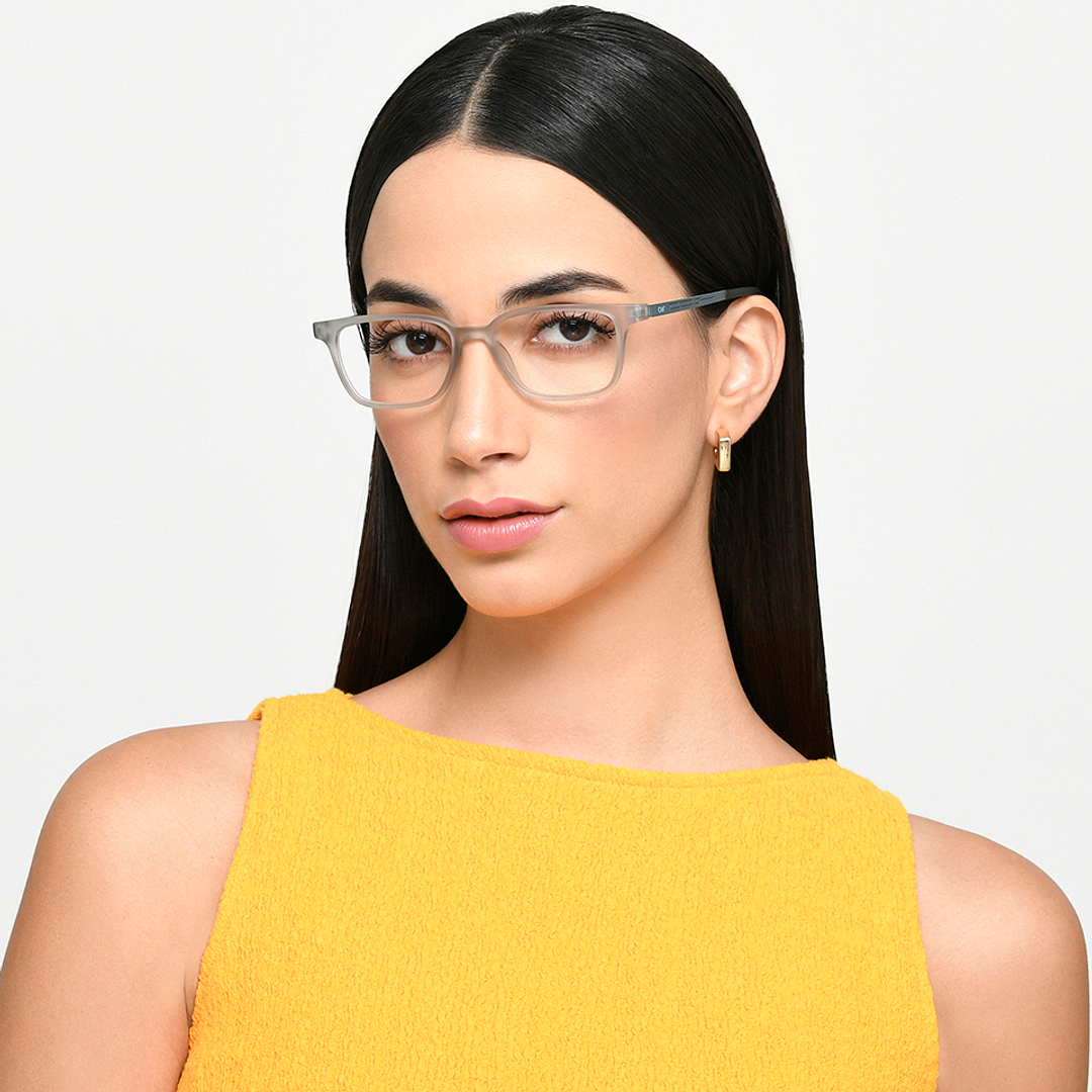 Lenskart Air Online Light Gray Full Rim Rectangle right side