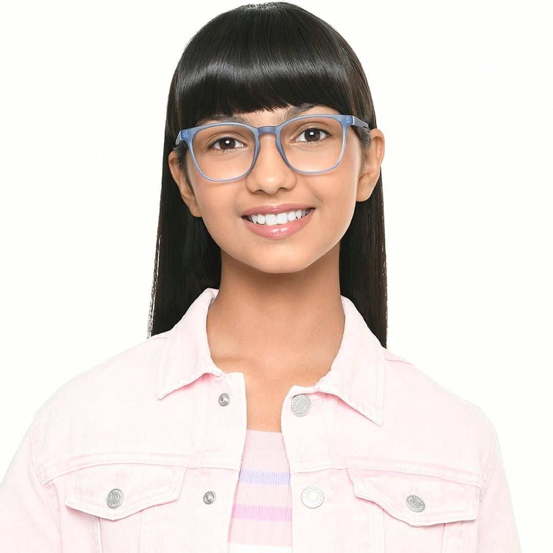 Hooper Online Ocean Blue Full Rim Square left side