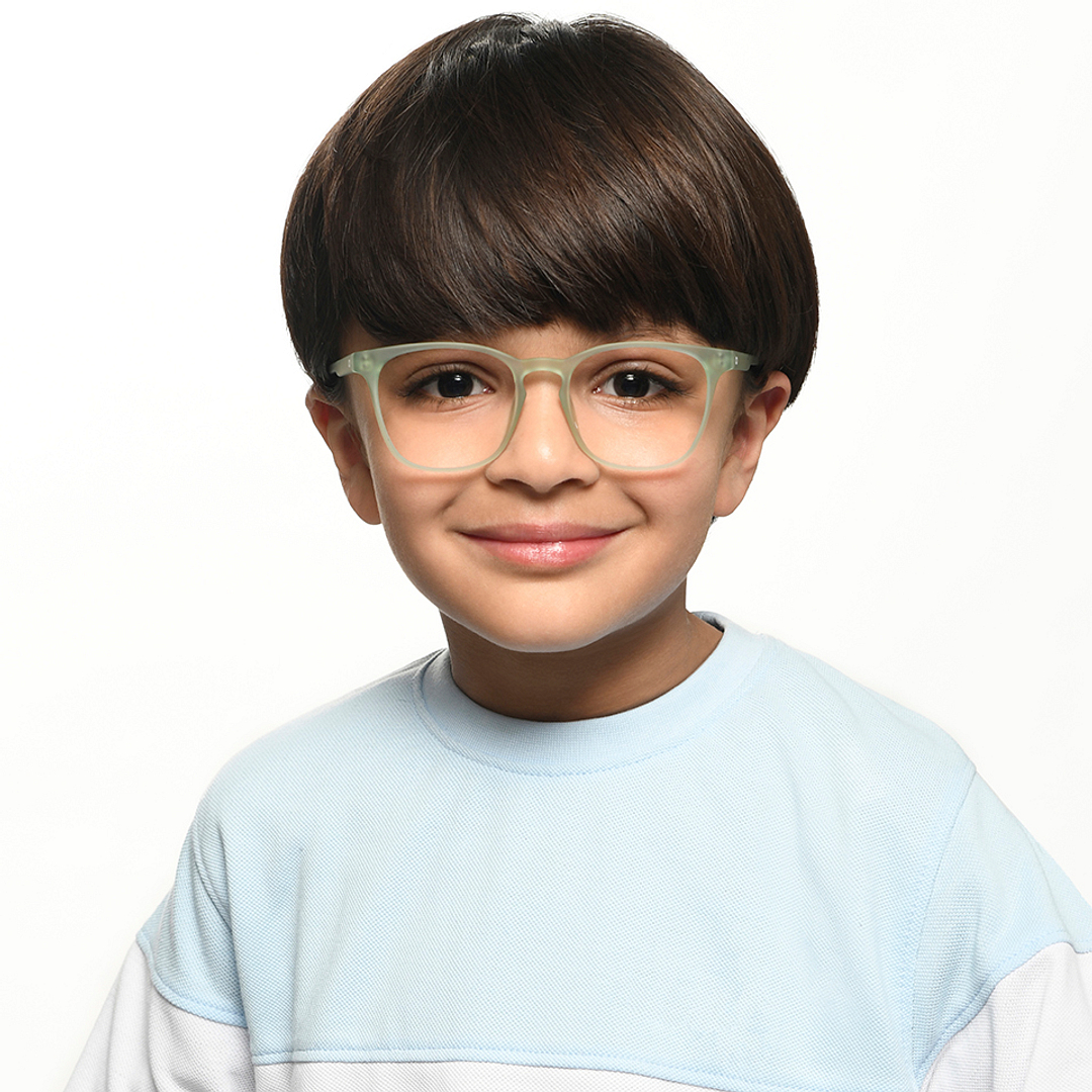 Hooper Online Jade Green Full Rim Square left side