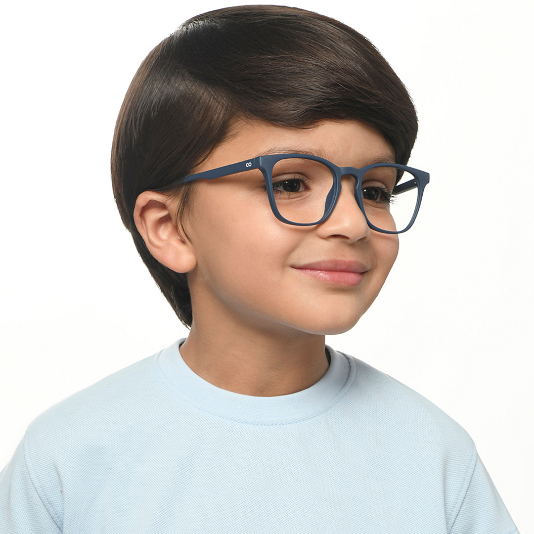 Hooper Navy Blue Full Rim Square right side