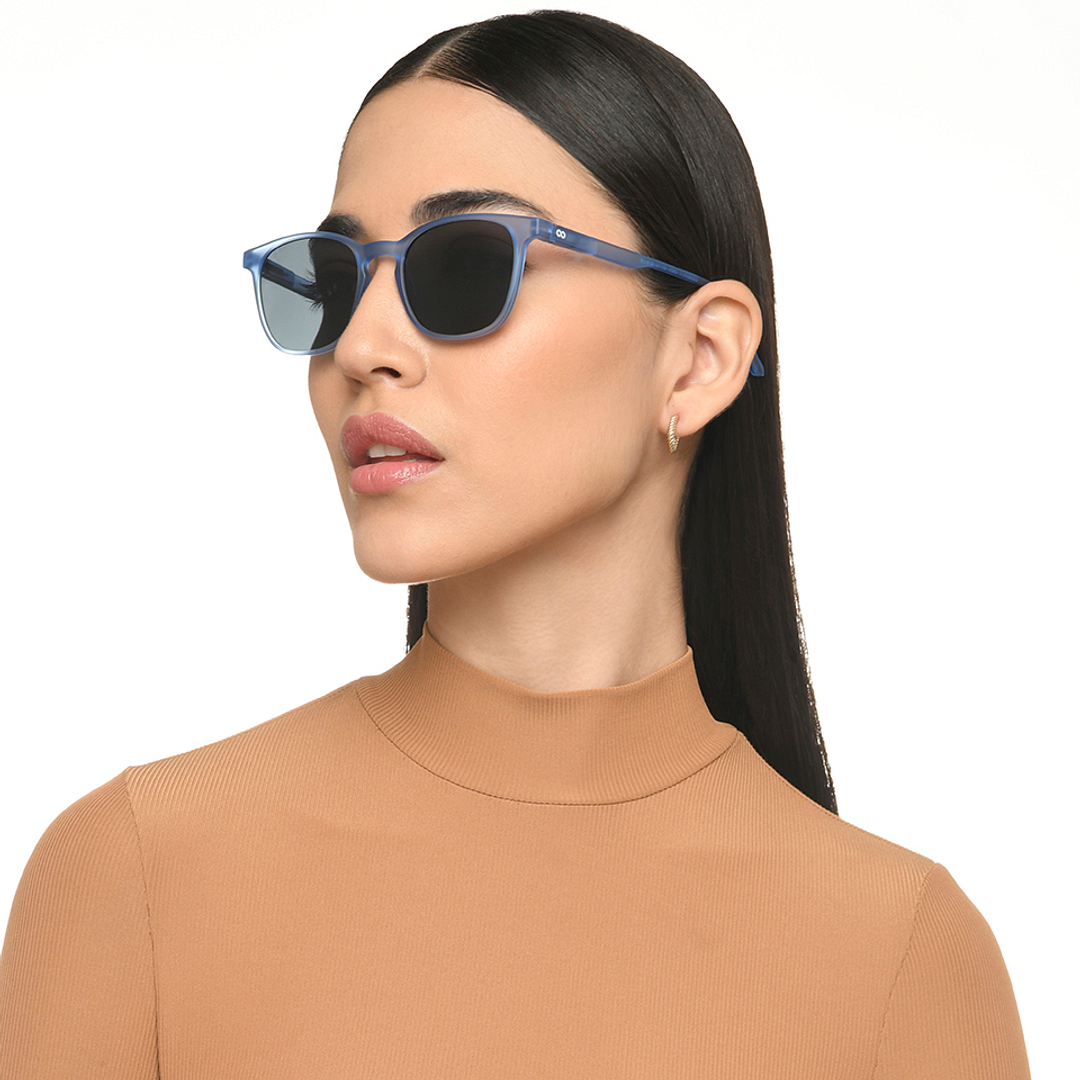 Lenskart Hustlr Online Ocean Blue Full Rim Square right side