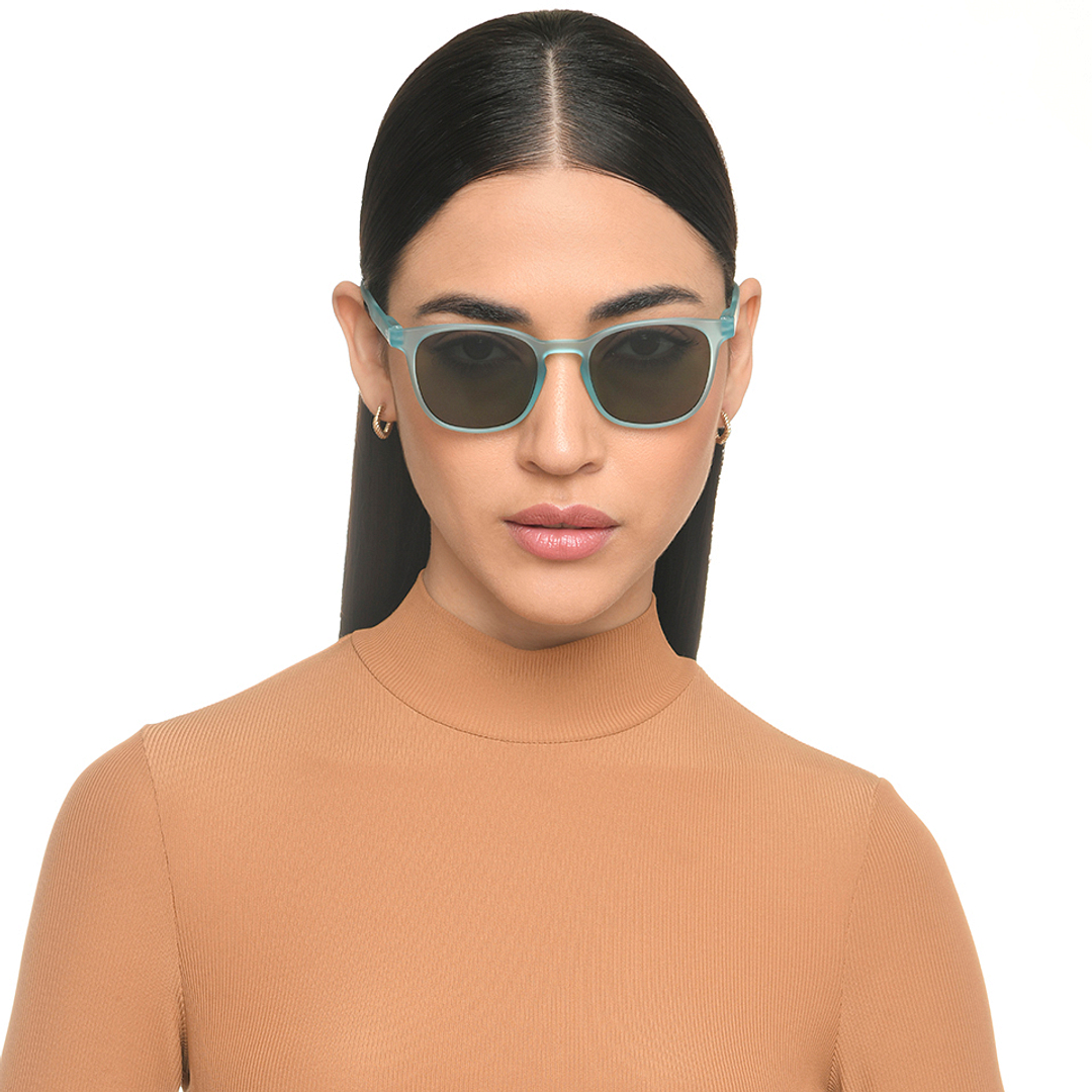 Lenskart Hustlr Online Turquoise Full Rim Square right side