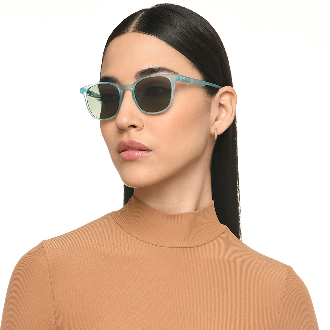 Lenskart Hustlr Online Turquoise Full Rim Square left side