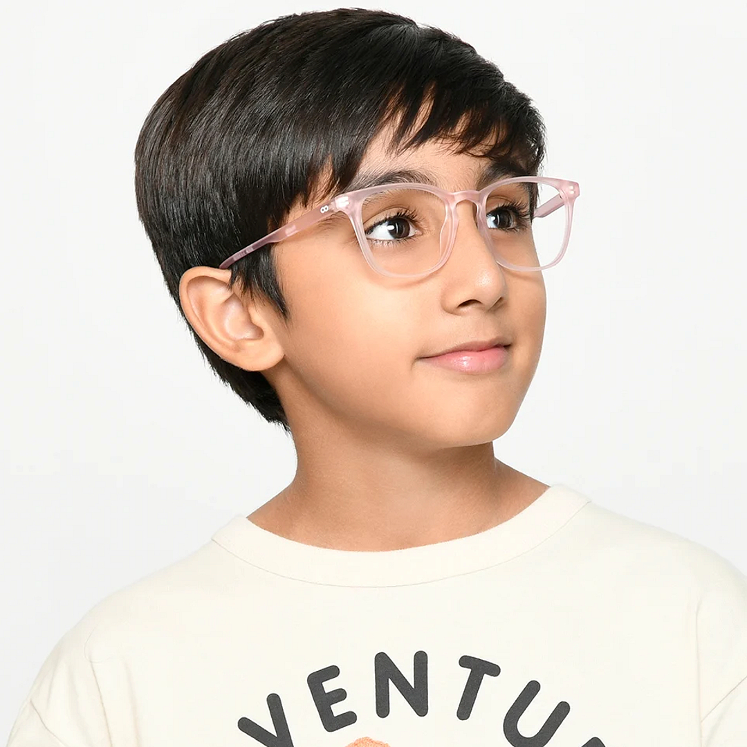 Hooper Online Pink Crystal Full Rim Square left side