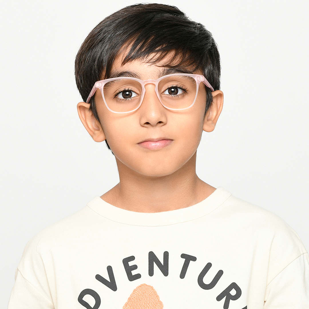 Hooper Online Pink Crystal Full Rim Square right side