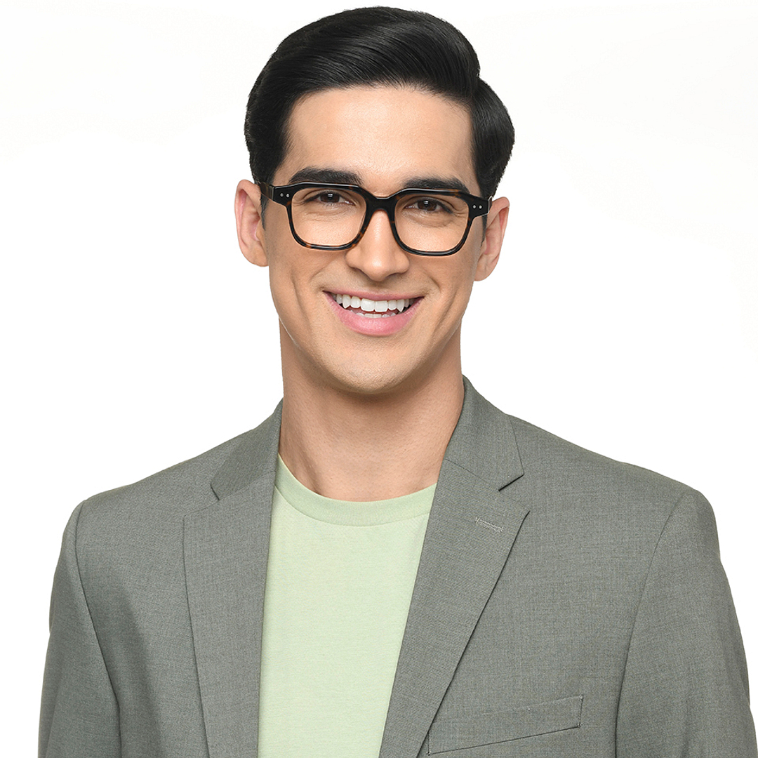 Lenskart Tortoise Full Rim Square left side