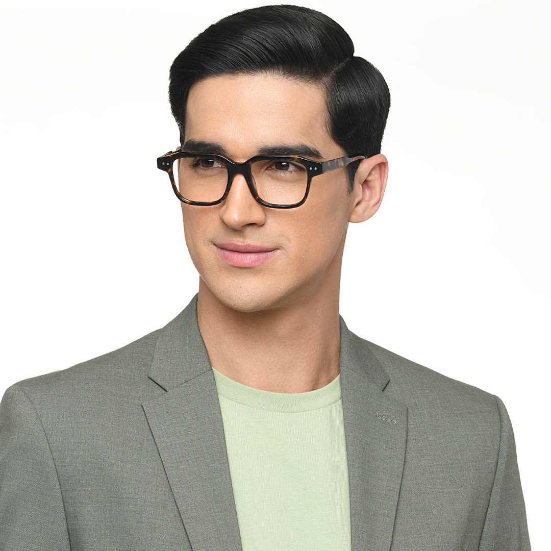 Lenskart Tortoise Full Rim Square right side
