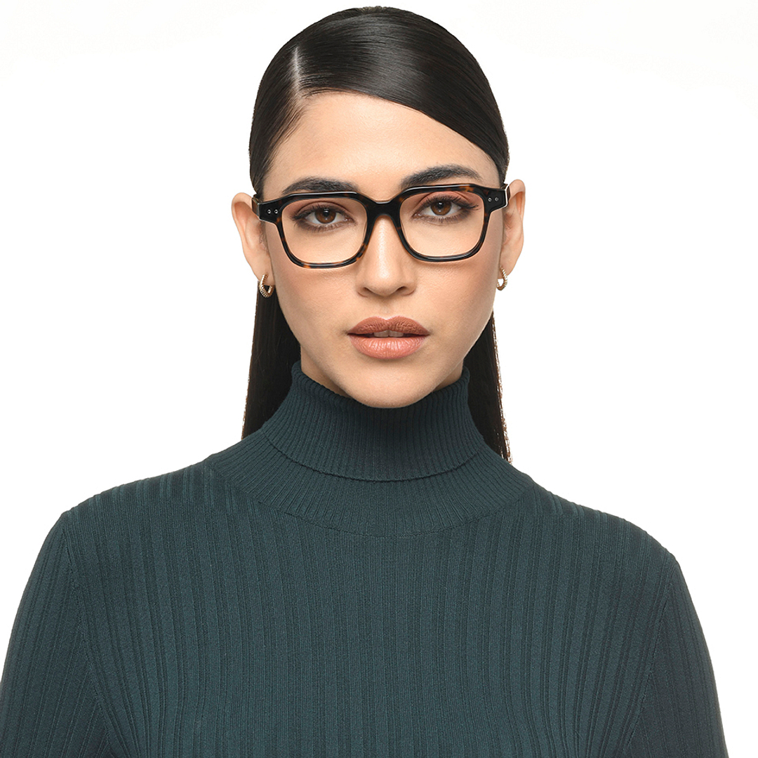 Lenskart Tortoise Full Rim Square left side