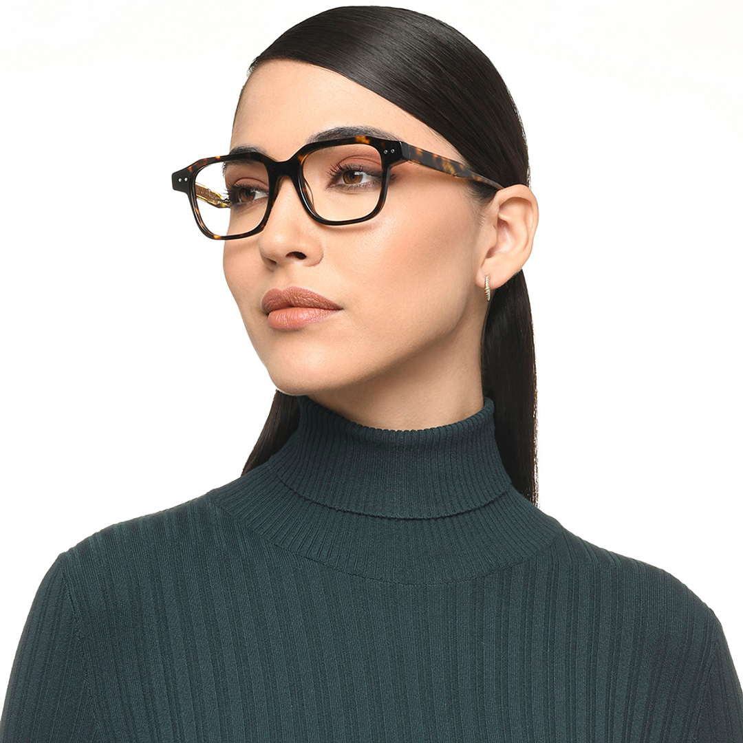 Lenskart Tortoise Full Rim Square right side