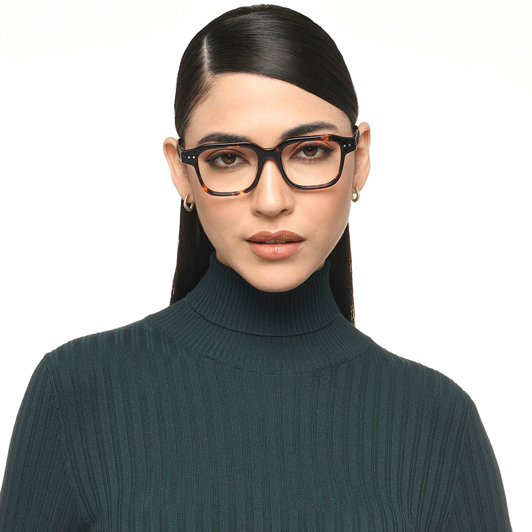 Lenskart Tortoise Full Rim Square left side