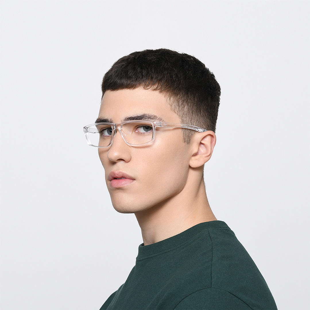 Lenskart Air Online Crystal Transparent Full Rim Rectangle right side