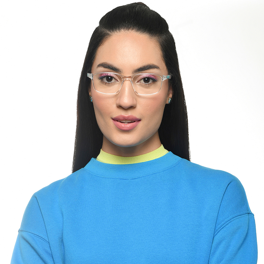 Lenskart Air Crystal Transparent Full Rim Rectangle right side