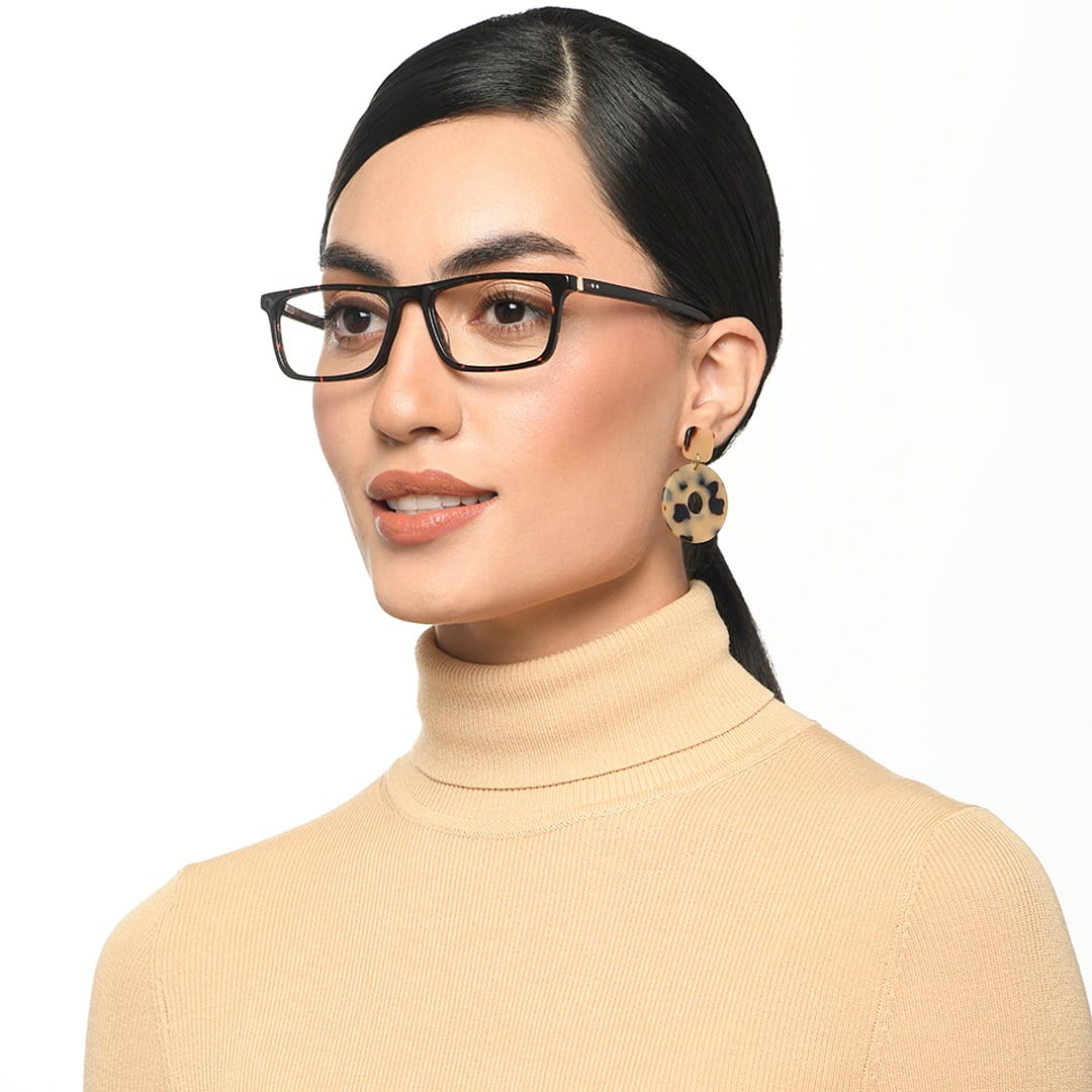 Vincent Chase Black Full Rim Rectangle right side