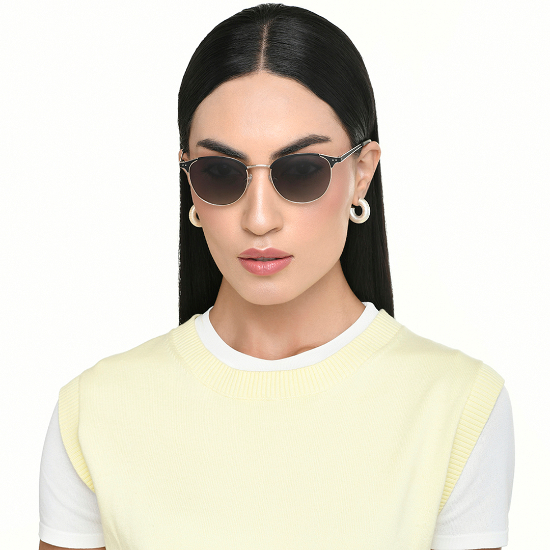 Vincent Chase Polarized Black Full Rim Clubmaster left side