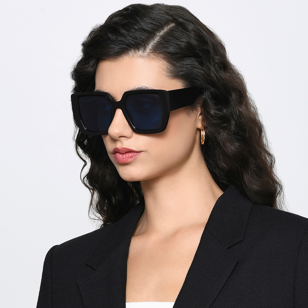 Vincent Chase Online Black Full Rim Square left side