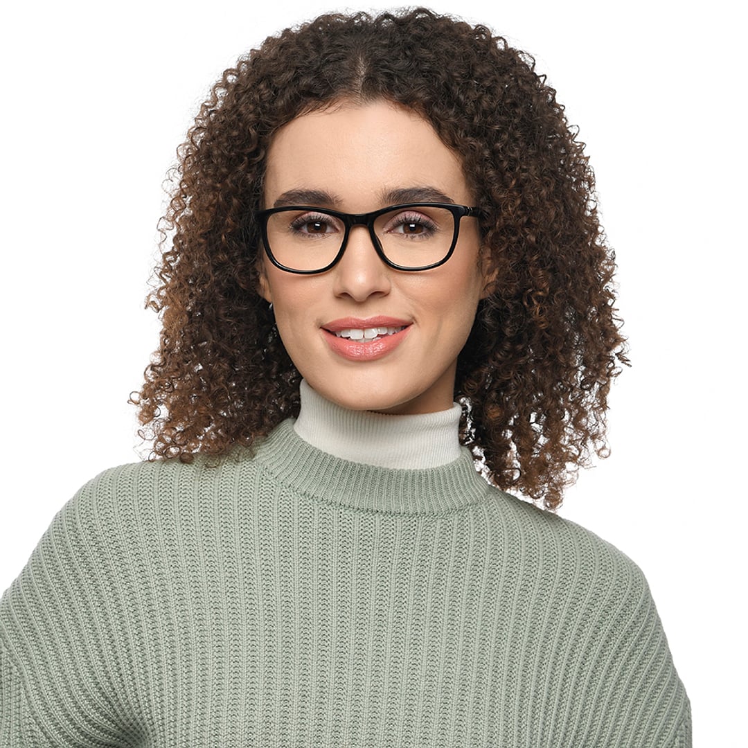 Vincent Chase Black Full Rim Rectangle right side