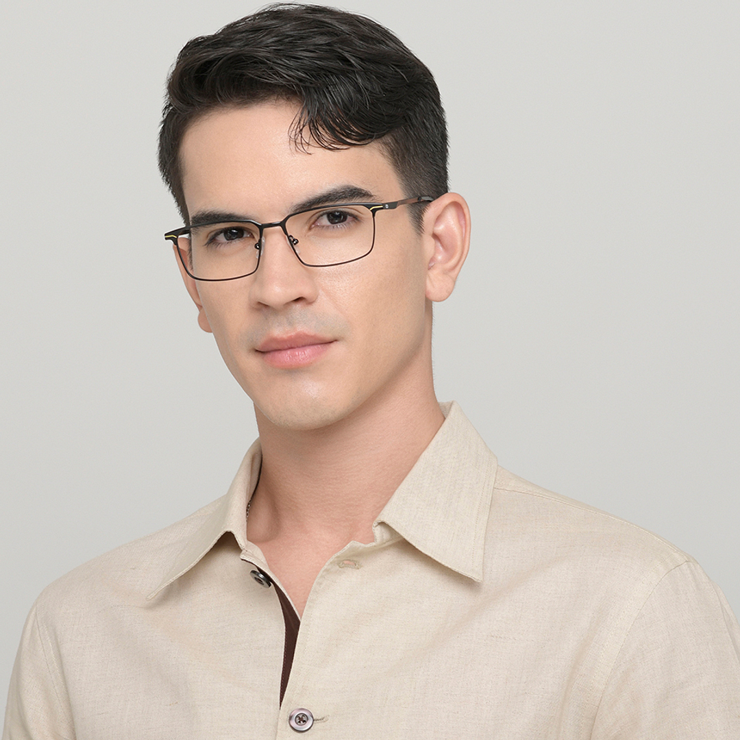 Vincent Chase Online Black Full Rim Rectangle left side