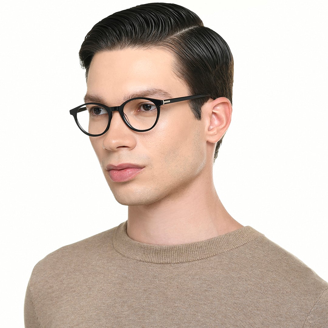 Vincent Chase Online Black Full Rim Round right side