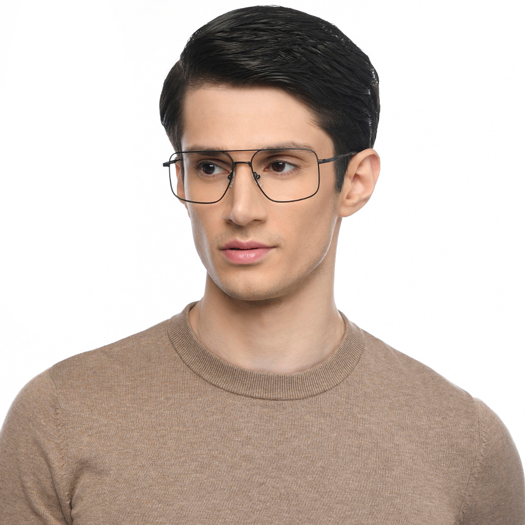 Vincent Chase Black Full Rim Square right side