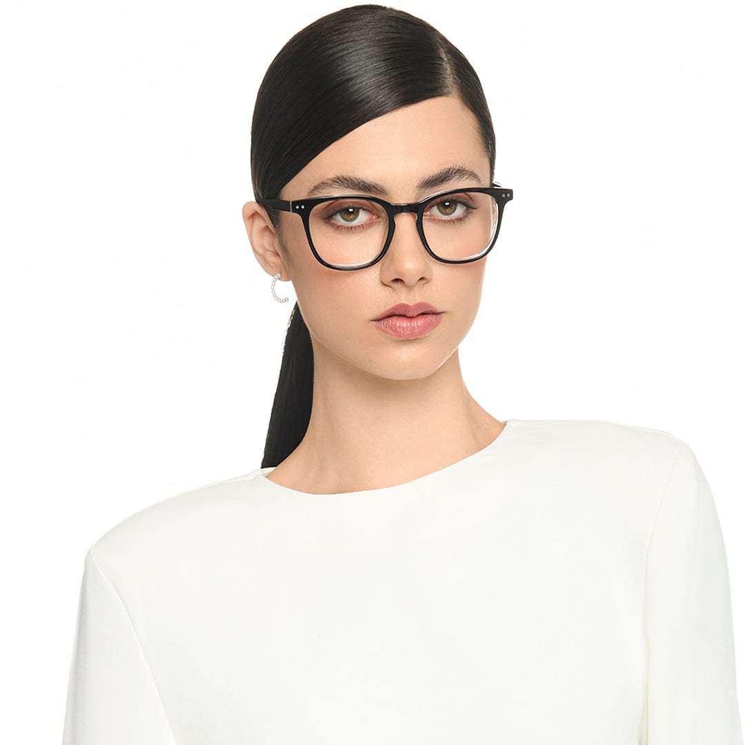 Vincent Chase Black Full Rim Square right side