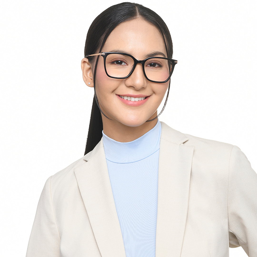 Vincent Chase Online Black Full Rim Square left side