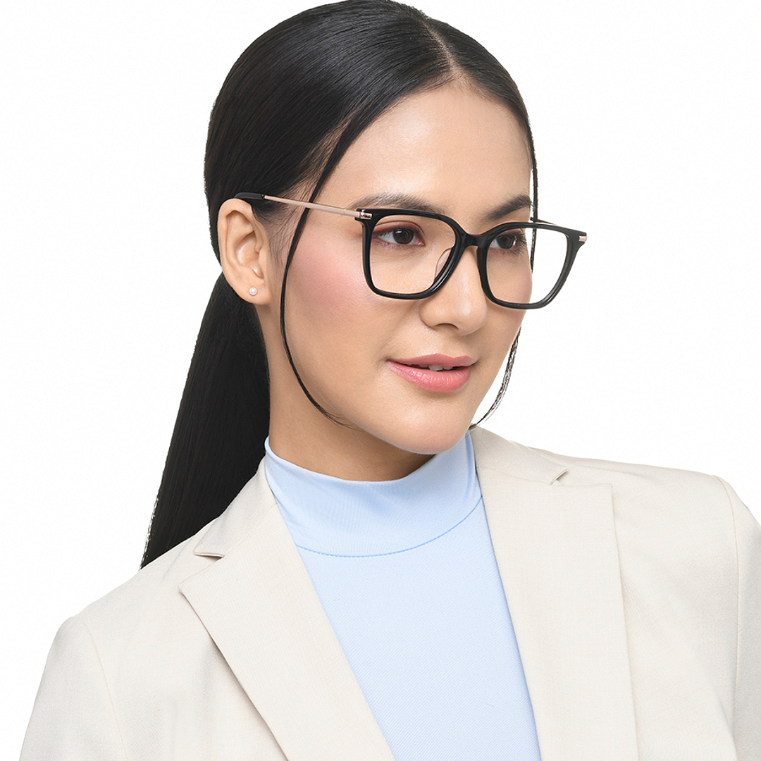 Vincent Chase Online Black Full Rim Square right side