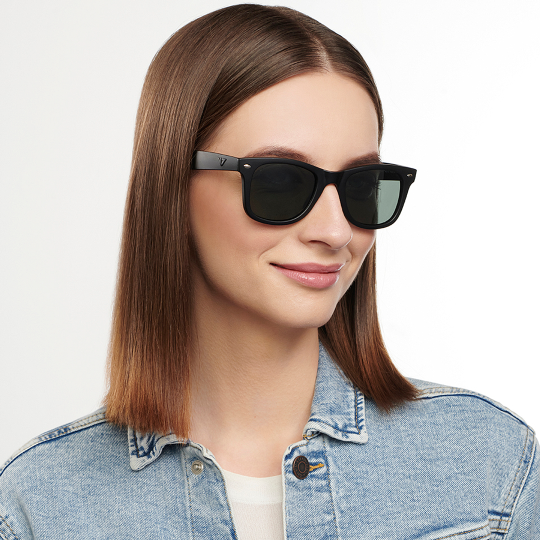 Vincent Chase Polarized Black Full Rim Square right side