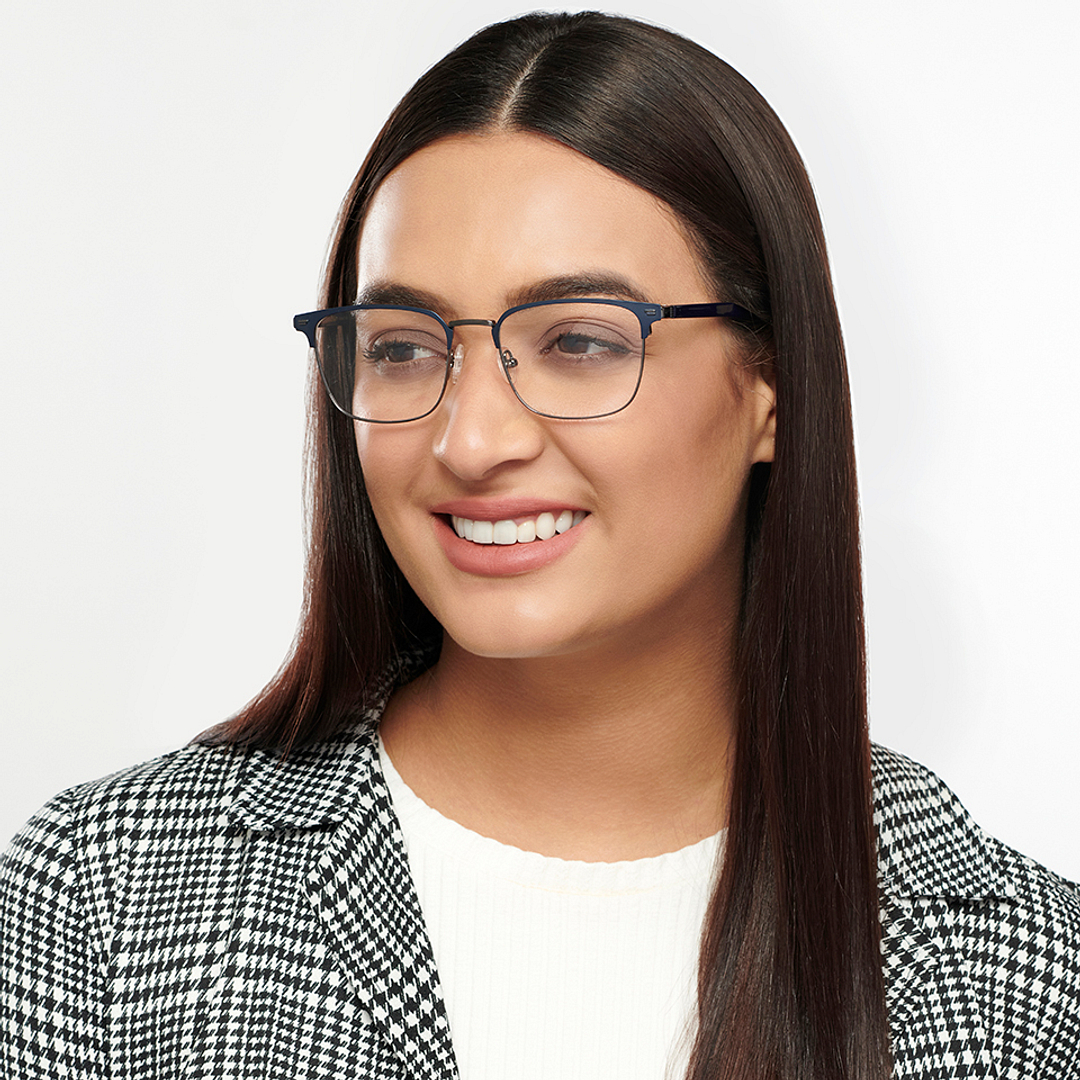 Vincent Chase Black Full Rim Square right side