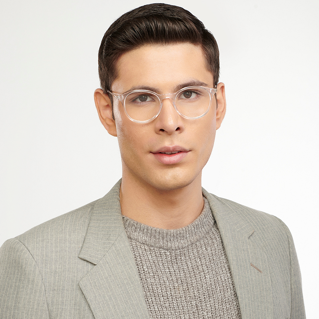 Vincent Chase Crystal Full Rim Round right side