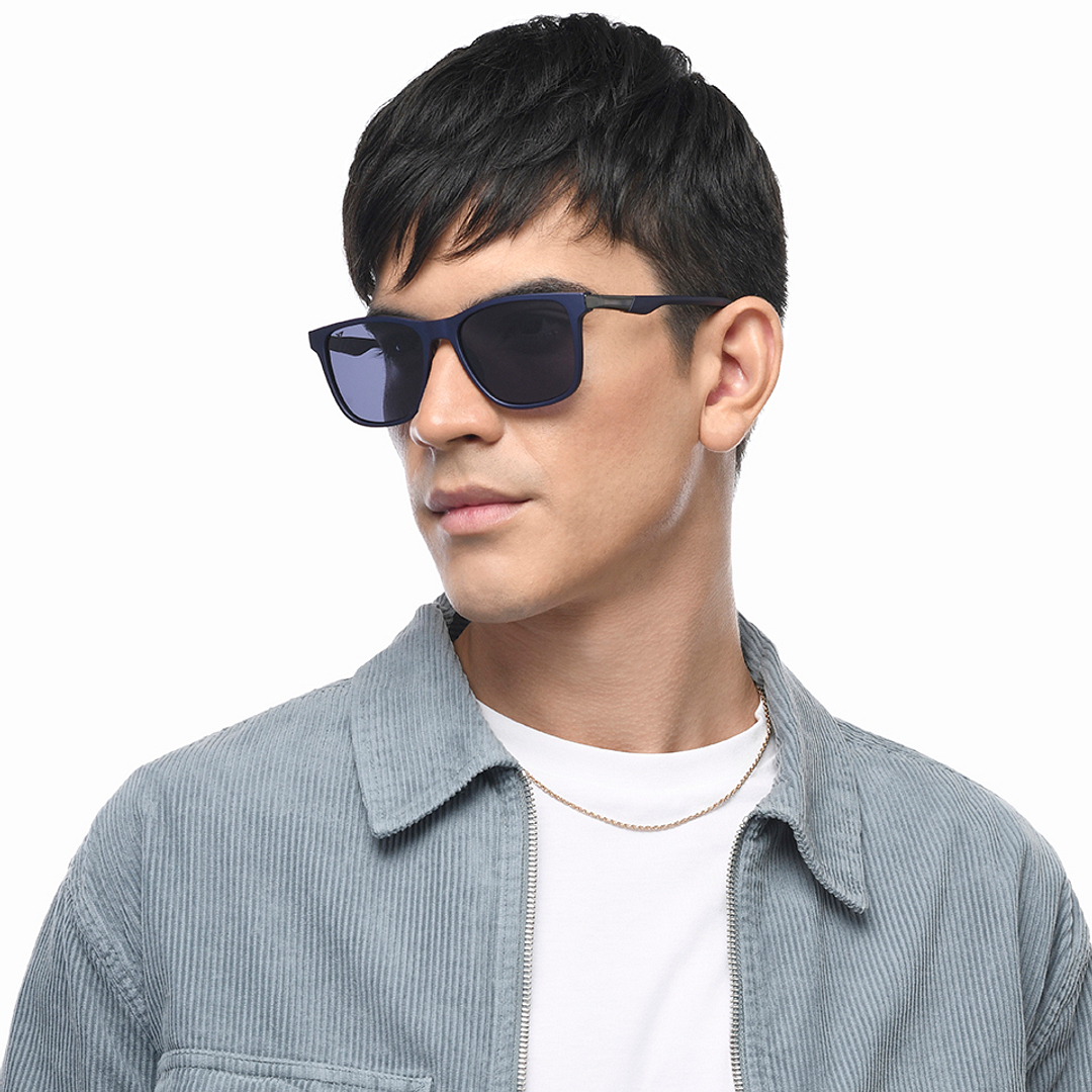 Vincent Chase Polarized Blue Full Rim Square left side