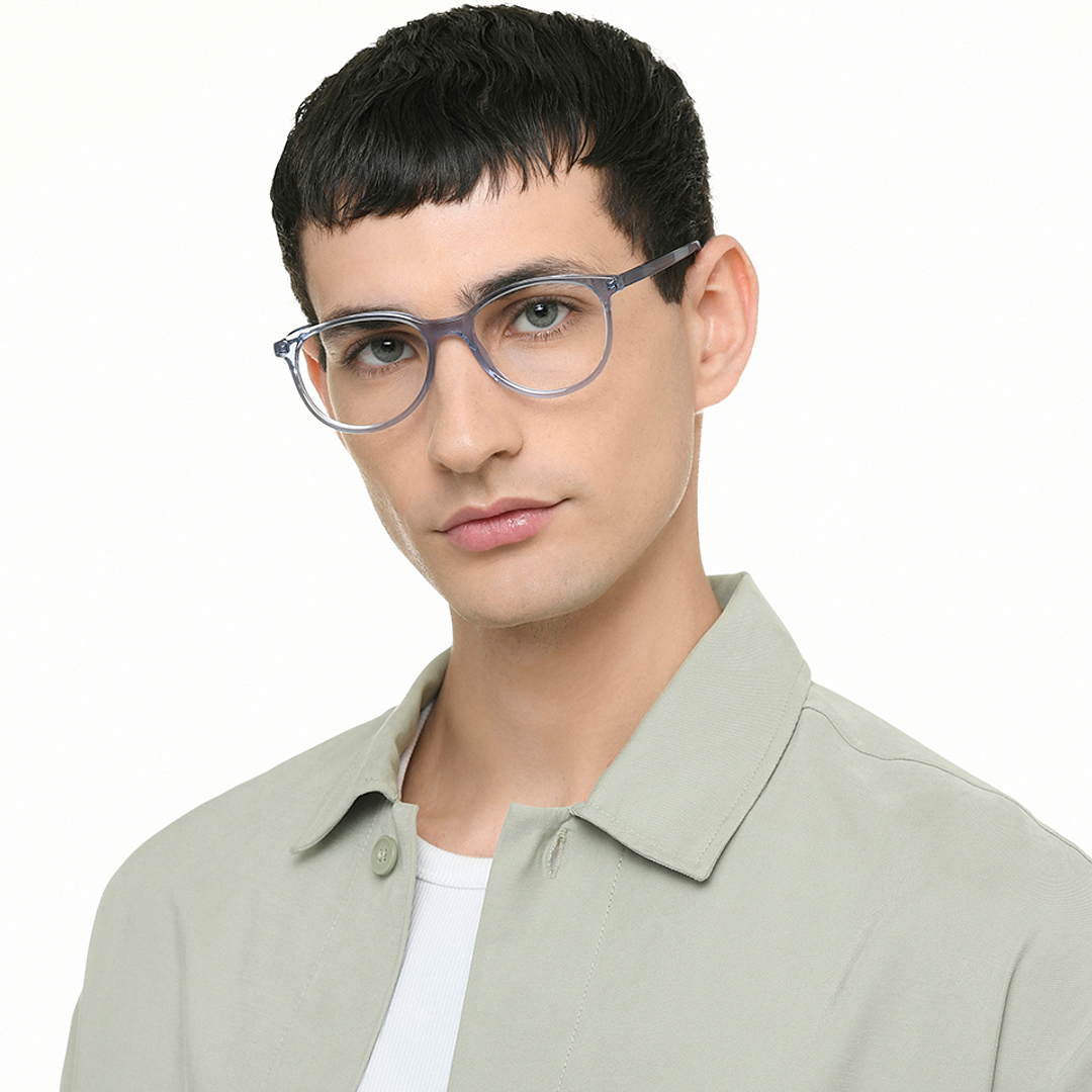 Vincent Chase Online Sky Blue Full Rim Round right side