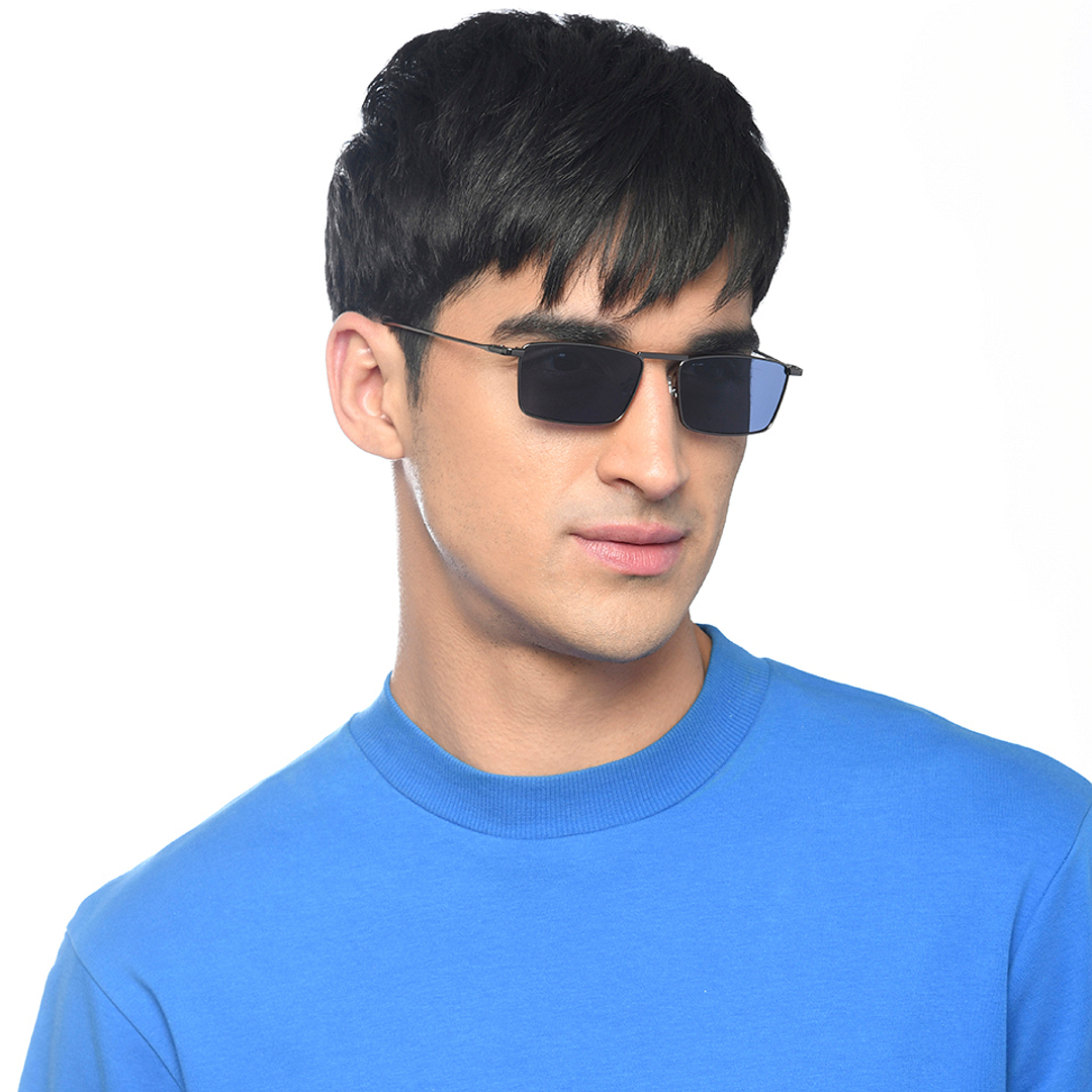 Vincent Chase Online Gunmetal Full Rim Rectangle right side