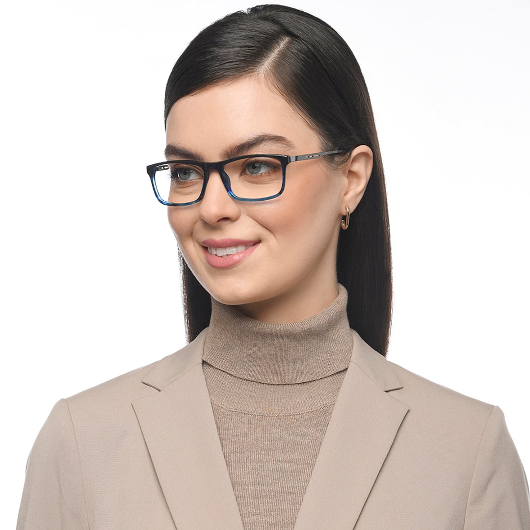 Vincent Chase Online Sky Blue Full Rim Rectangle right side