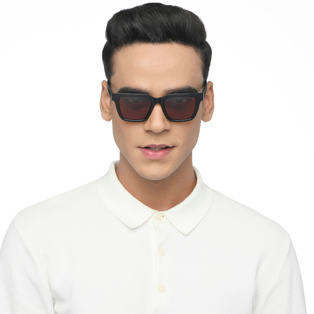 Vincent Chase Polarized Black Full Rim Square right side