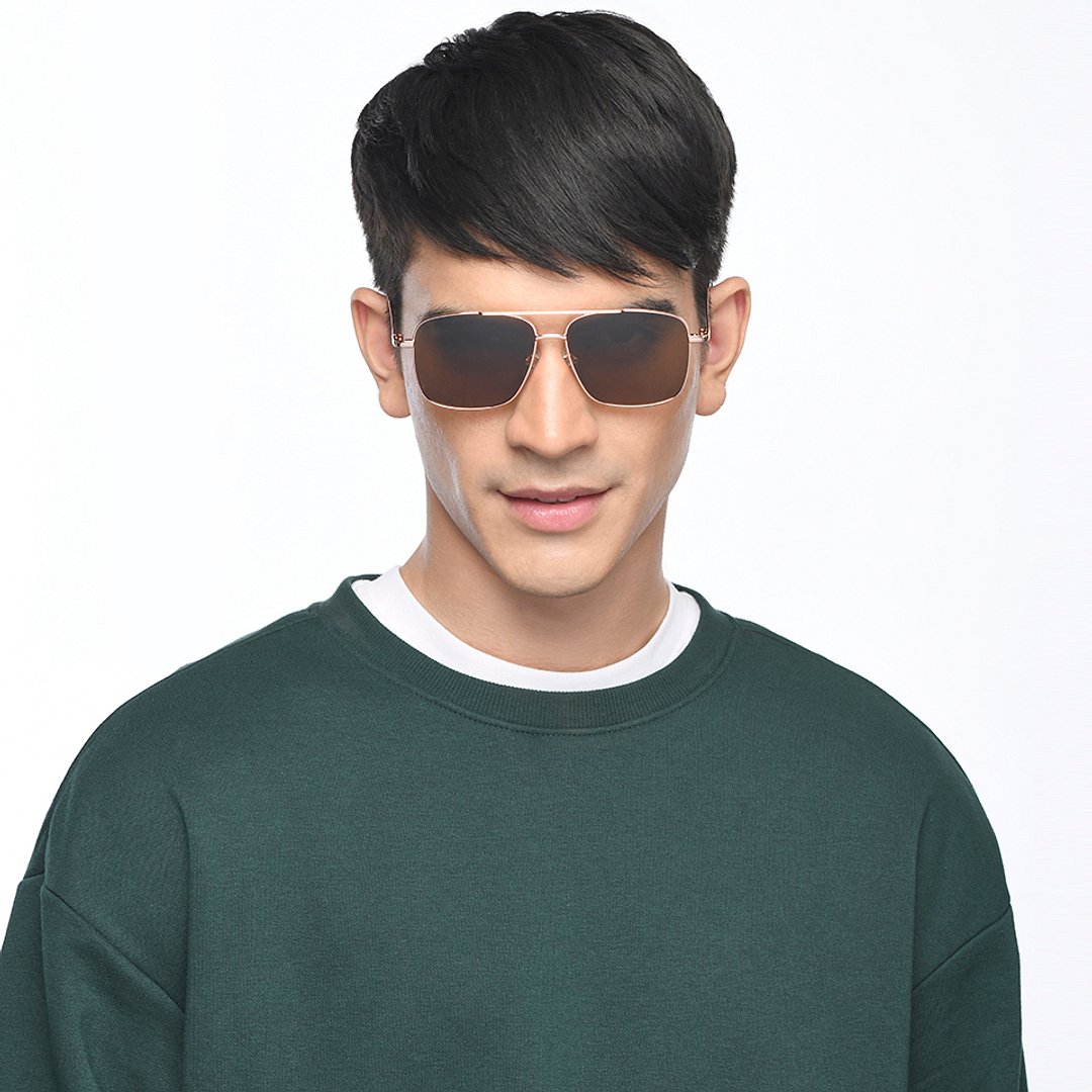 Vincent Chase Online Gold Full Rim Square right side