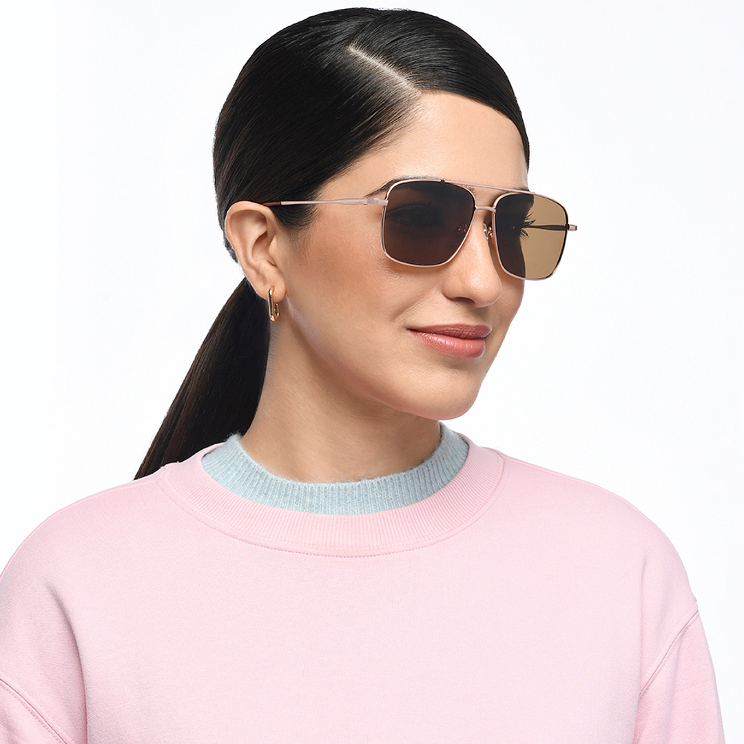 Vincent Chase Online Gold Full Rim Square right side