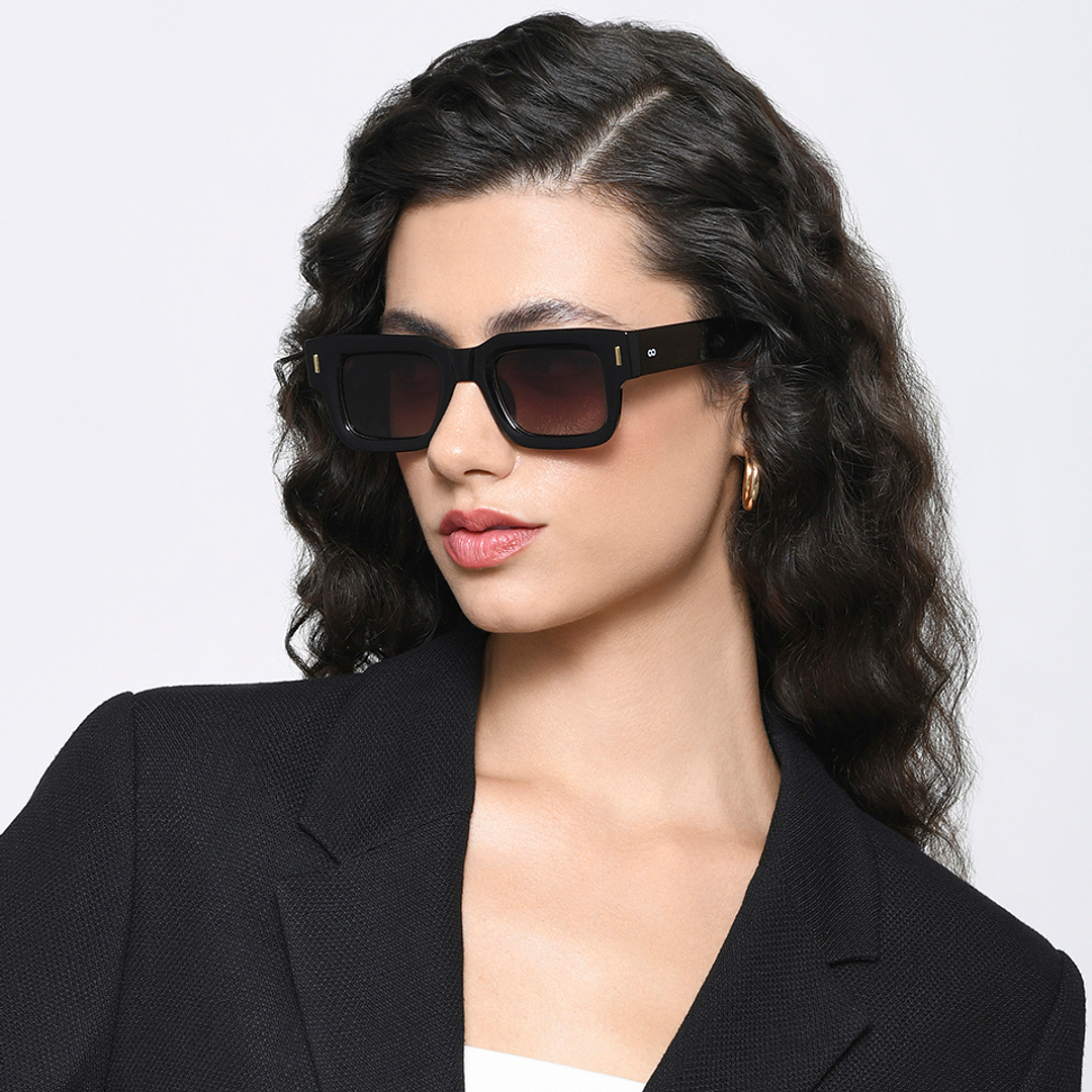 Vincent Chase Online Black Full Rim Square right side