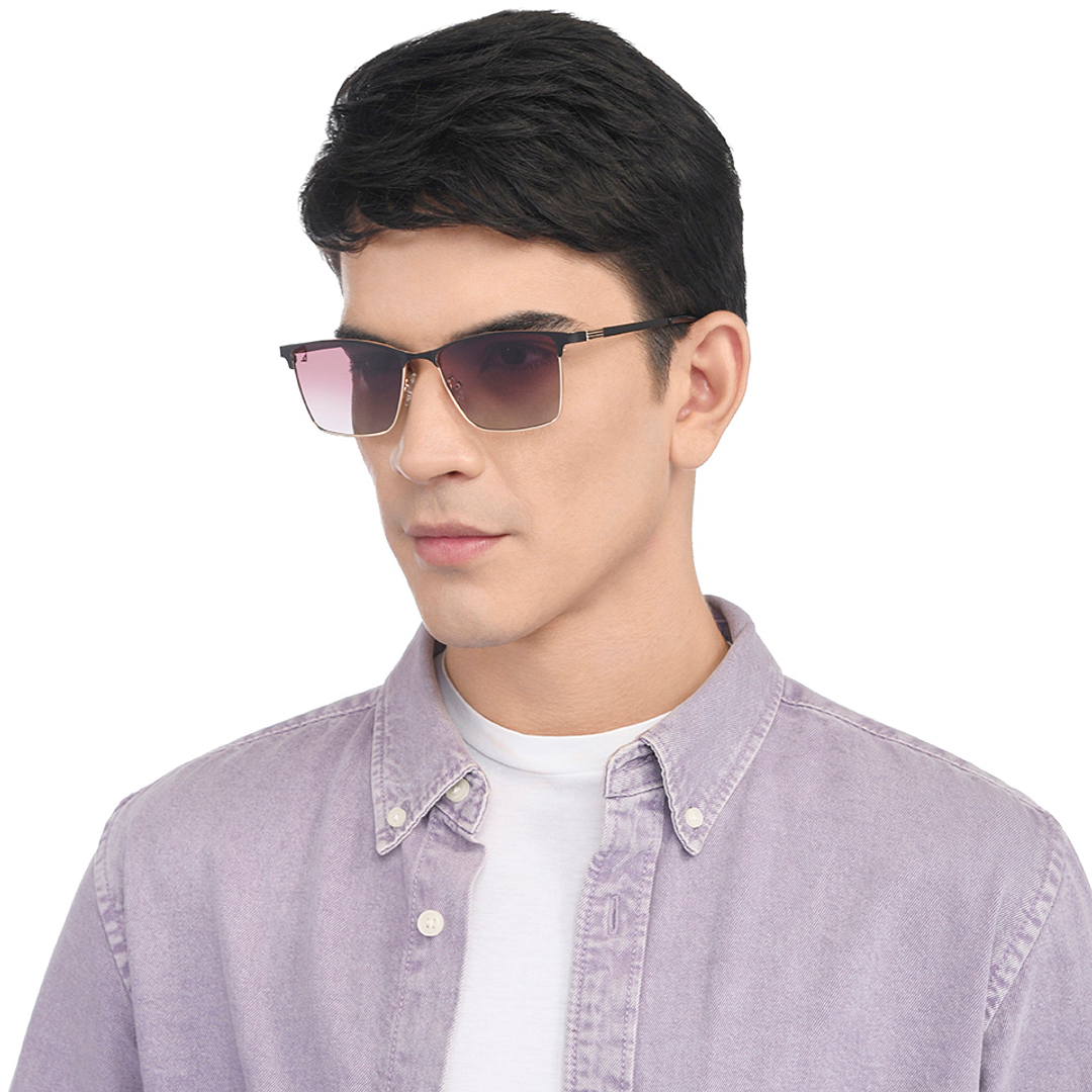 Vincent Chase Online Black Full Rim Clubmaster left side