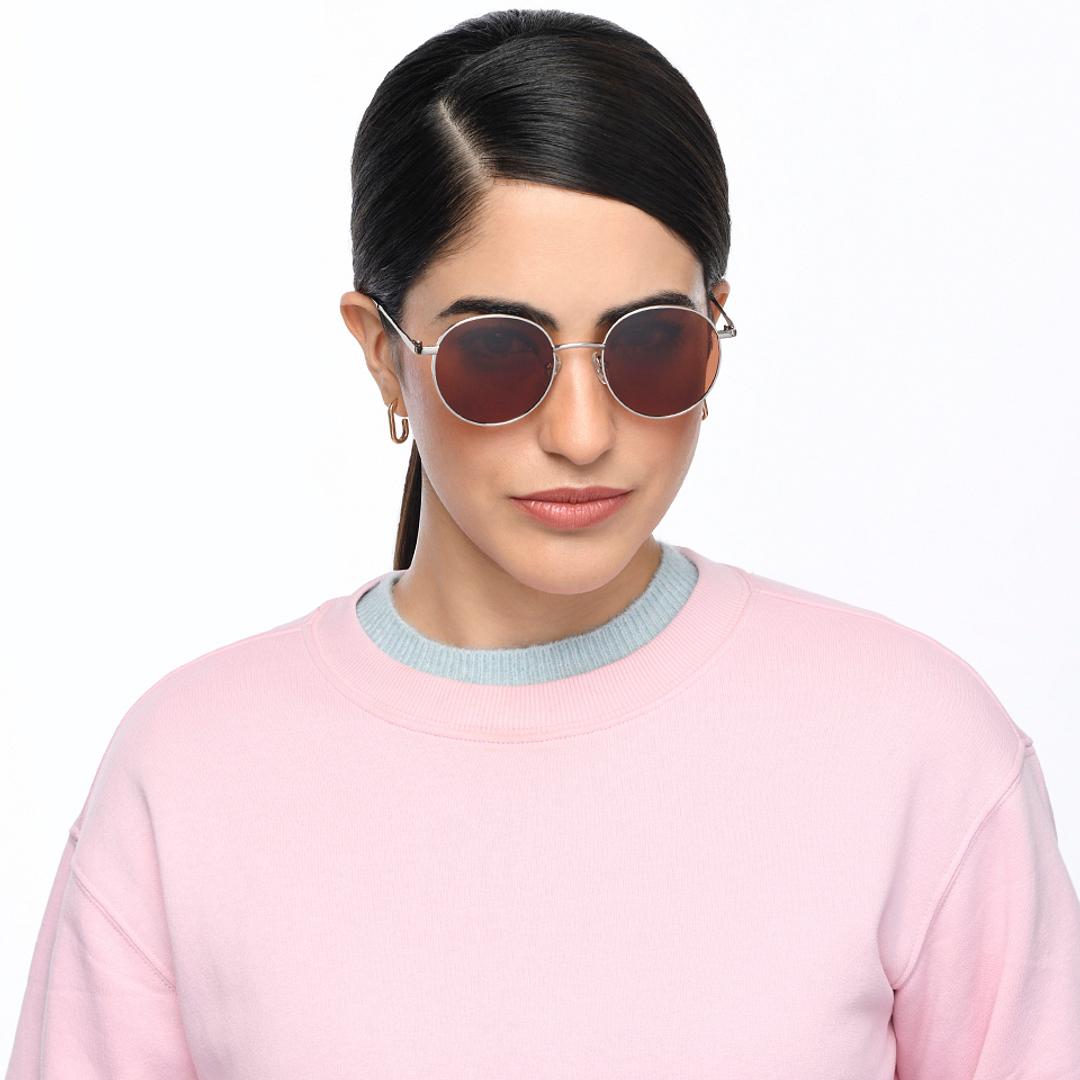 Vincent Chase Online Gunmetal Full Rim Round left side