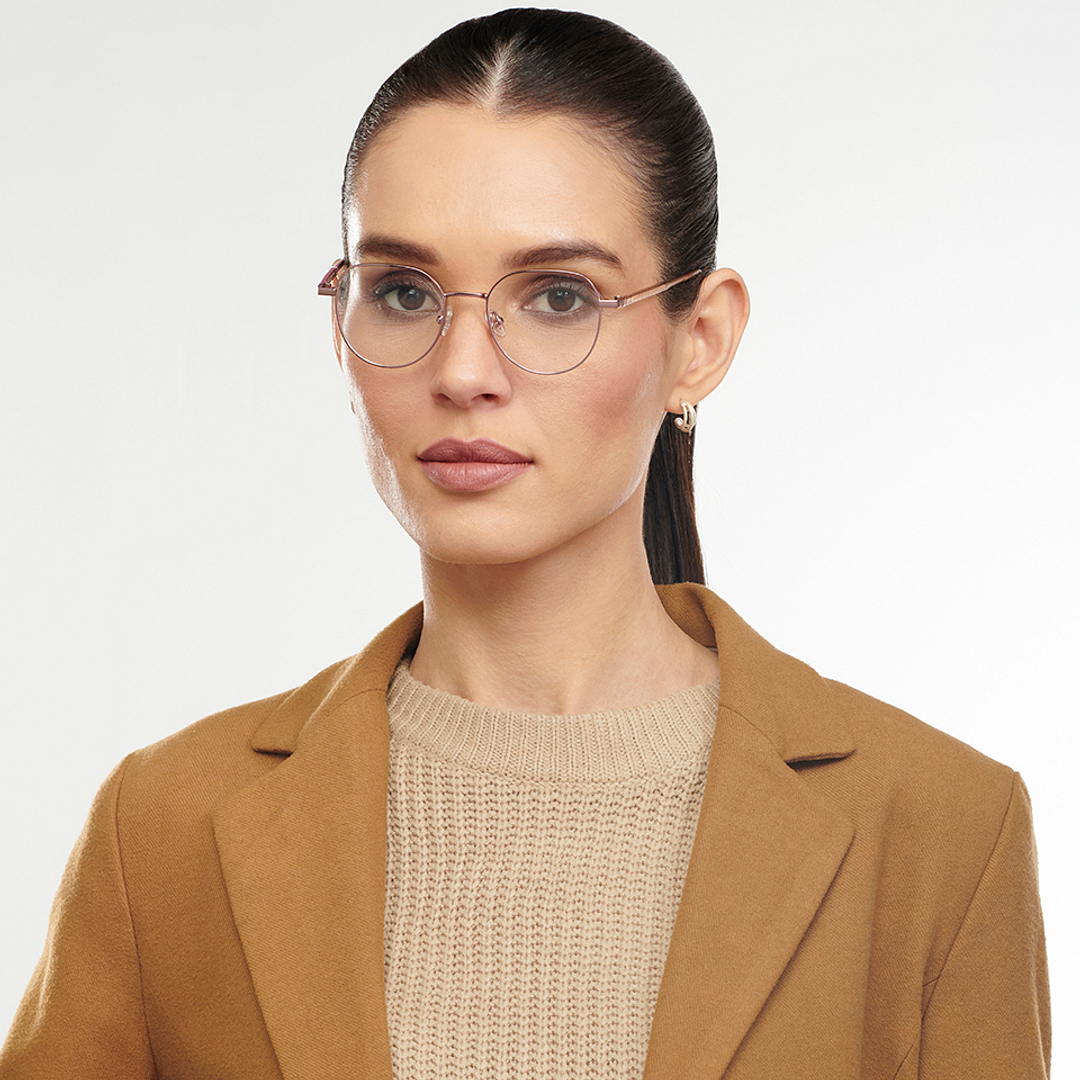 Vincent Chase Dark Brown Full Rim Round right side