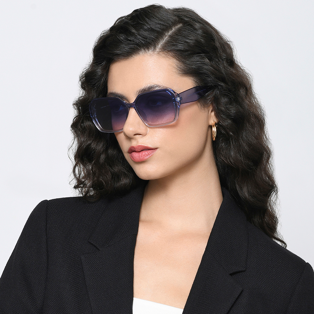 Vincent Chase Polarized Pink Full Rim Geometric right side