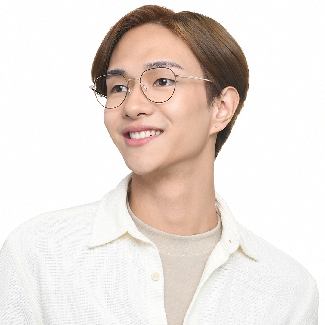 Vincent Chase Online Black Full Rim Round right side