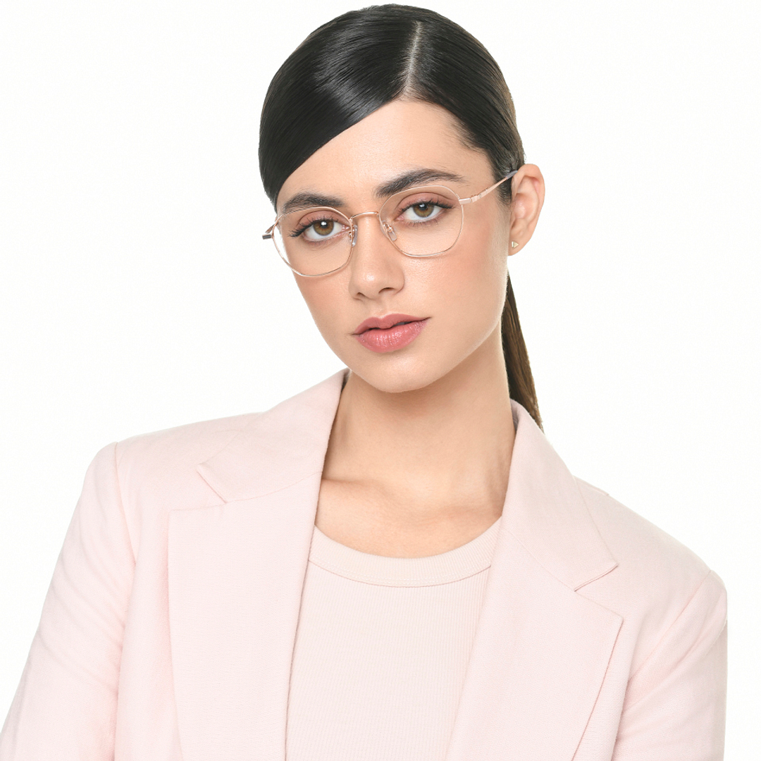 Vincent Chase Gold Full Rim Geometric right side